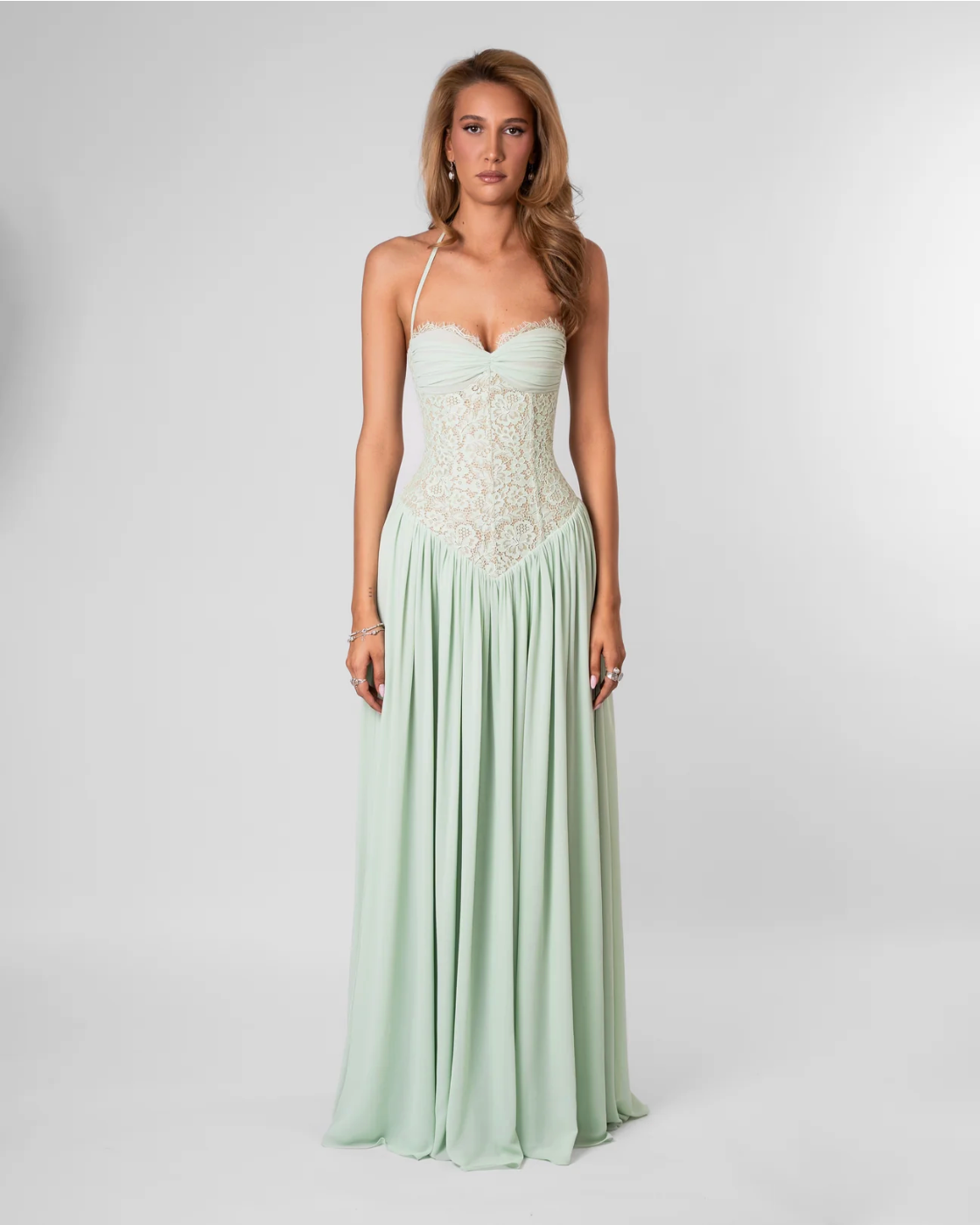 Faye dress in mint