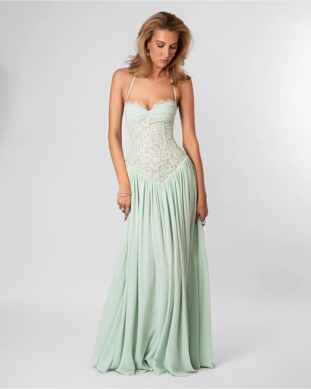 Faye dress in mint