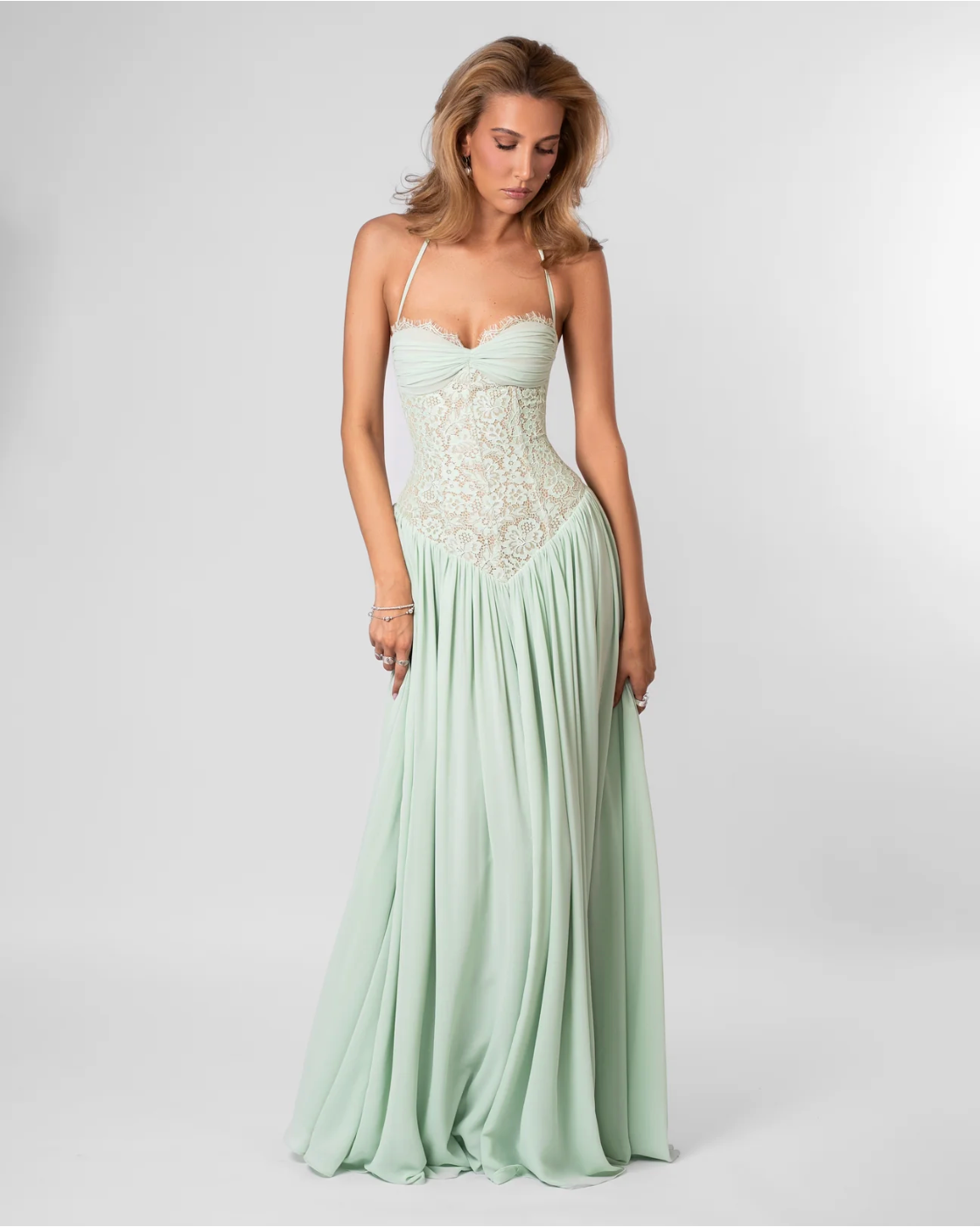 Faye dress in mint
