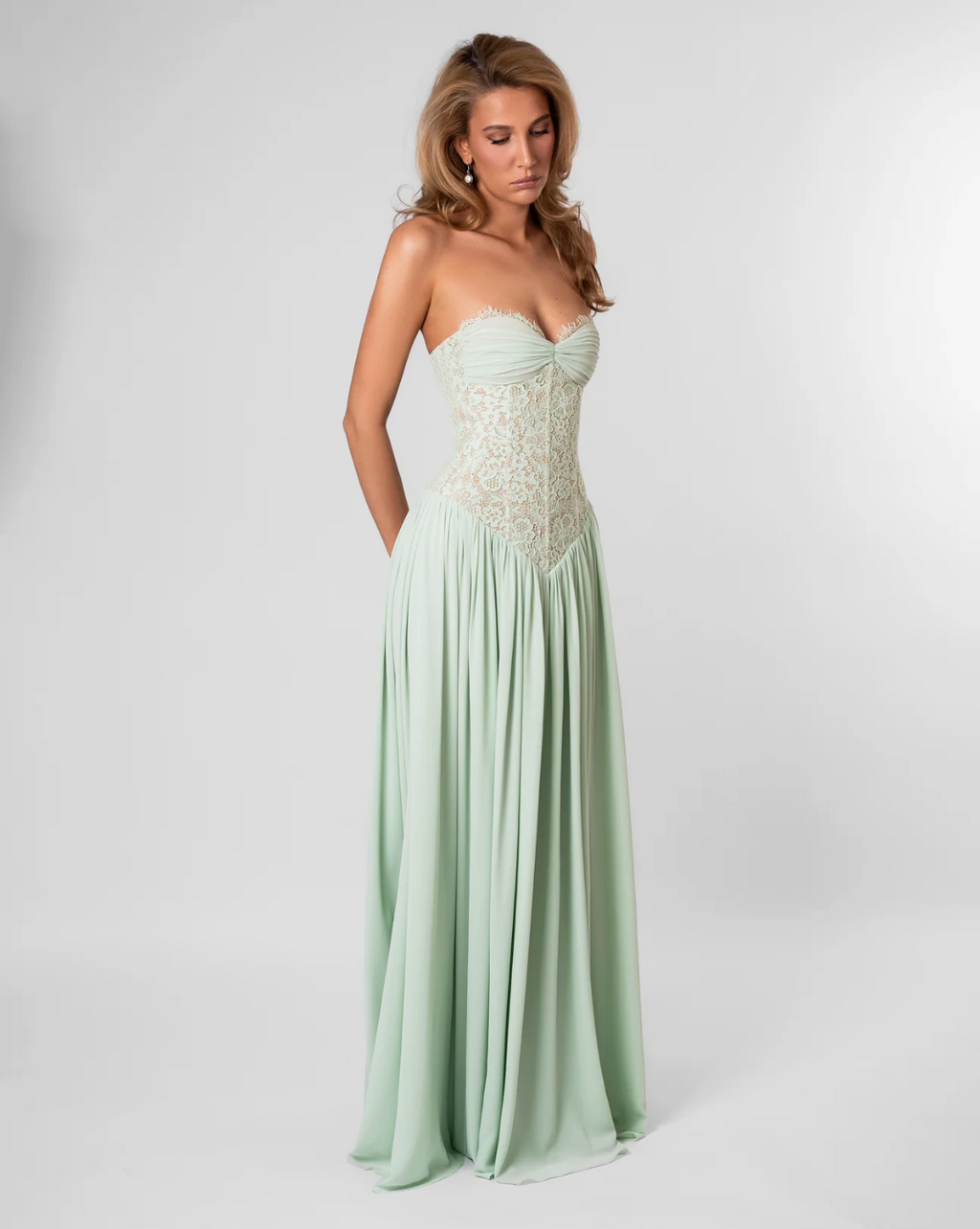 Faye dress in mint