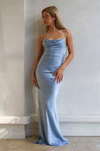 La Lune Lace Back in powder blue